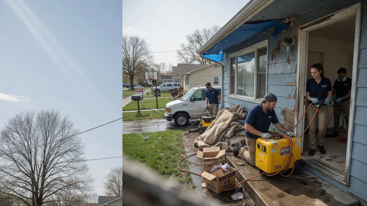 Basement Flood Cleanup in Pitsburg, OH near me